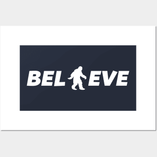 Believe in Bigfoot t-shirt Posters and Art